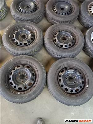 Mazda3 5x114.3-as 6x15" használt (gyári felni) lemezfelni, 195/65 használt Hankook nyári gumi sxx1