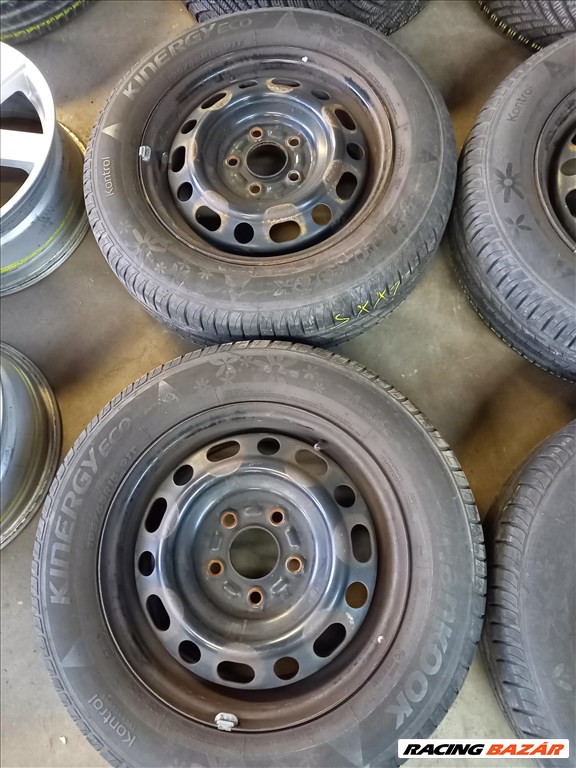 Mazda3 5x114.3-as 6x15" használt (gyári felni) lemezfelni, 195/65 használt Hankook nyári gumi sxx1 2. kép