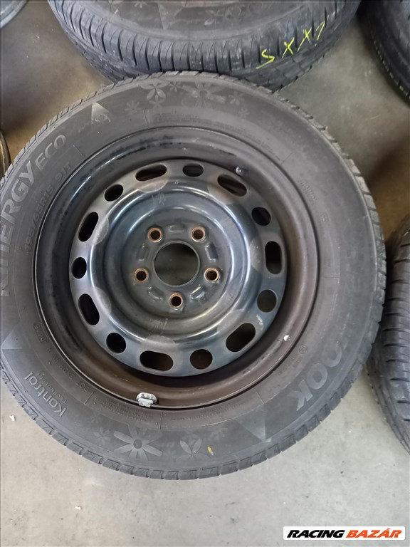 Mazda3 5x114.3-as 6x15" használt (gyári felni) lemezfelni, 195/65 használt Hankook nyári gumi sxx1 3. kép