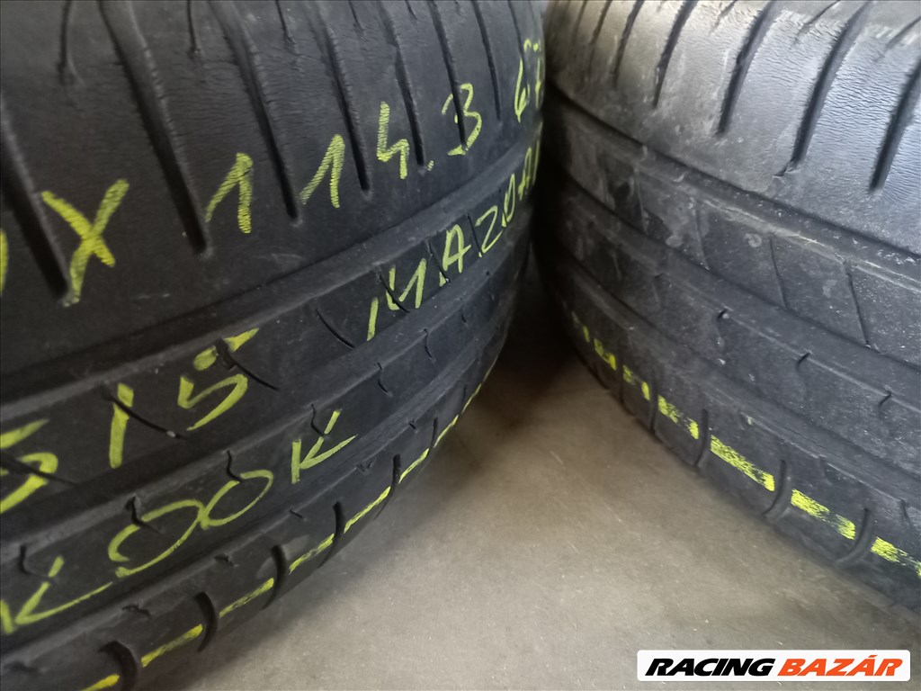 Mazda3 5x114.3-as 6x15" használt (gyári felni) lemezfelni, 195/65 használt Hankook nyári gumi sxx1 4. kép