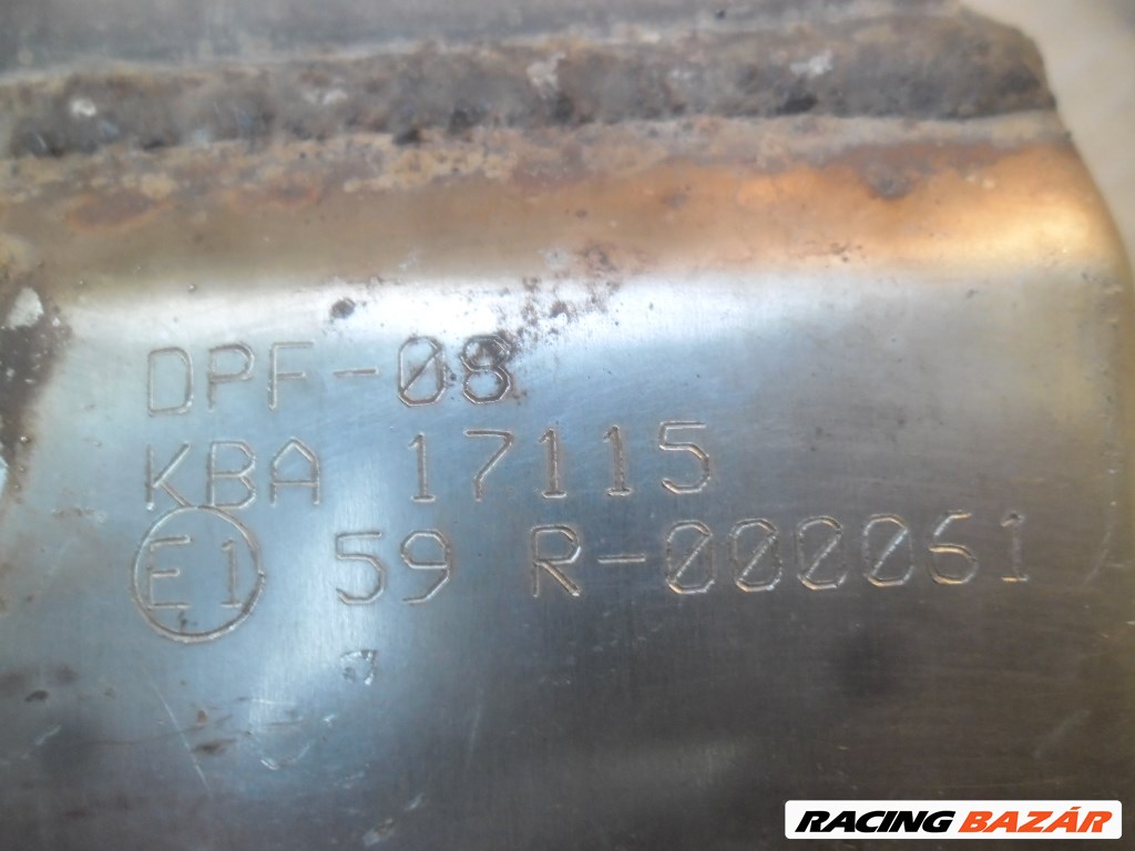 Opel Renault stb katalizátor kipufogó cső /utángyá dpf08kba17115 2. kép