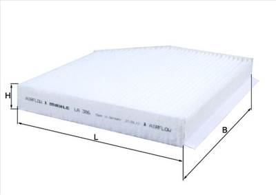 MAHLE LA 386 - pollenszűrő AUDI AUDI (FAW) DAEWOO PORSCHE