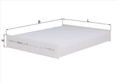 MAHLE LA 891 - pollenszűrő DACIA NISSAN RENAULT