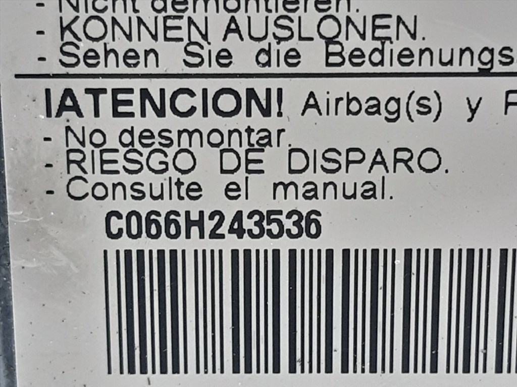 RENAULT MEGANE I Classic (LA0/1_) 1.4 16V (LA0D/ LA1H/ lA0W/ LA10) Légzsák Elektronika #18266# 8200117651B 3. kép