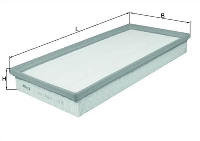 MAHLE LX 1004 - légszűrő MERCEDES-BENZ