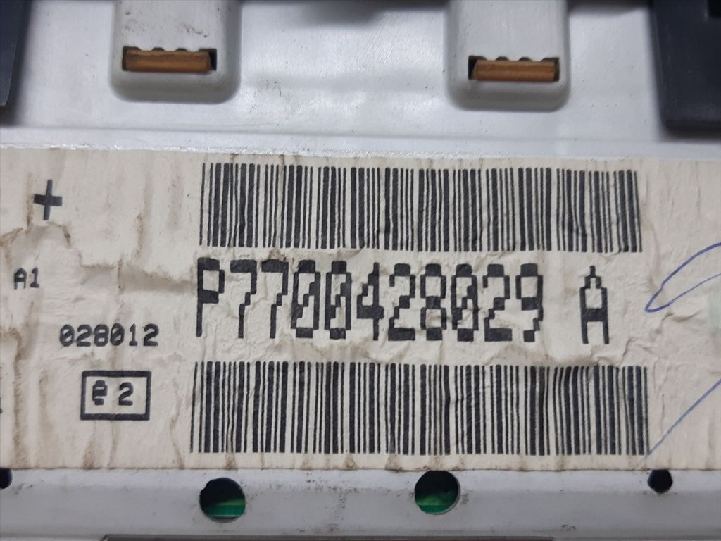 RENAULT SCÉNIC I (JA0/1_) 1.4 16V (JA0D/ JA1H/ Ja0W/ JA10) Multifunkciós Kijelző #16735# 7700428029A 9. kép