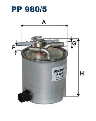 Üzemanyagszűrő FILTRON PP 980/5 for SUZUKI, RENAULT