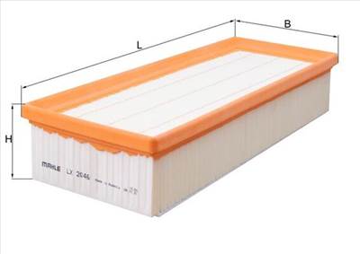 MAHLE LX 2046 - légszűrő AUDI AUDI (FAW)