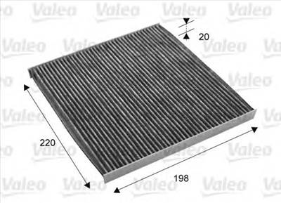VALEO 715701 - pollenszűrő TOYOTA