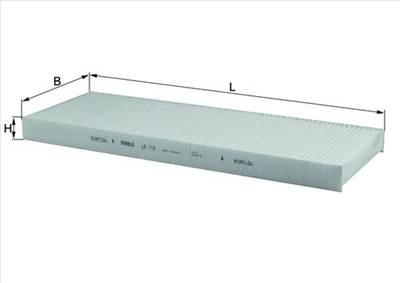 MAHLE LA 118 - pollenszűrő BUICK FORD FORD AUSTRALIA