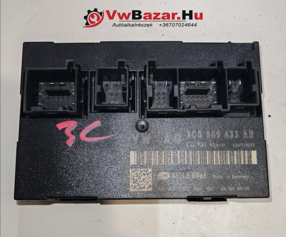 Komfort elektronika PASSAT B6 3C  3c0959433ab 3C0959433AB 1. kép