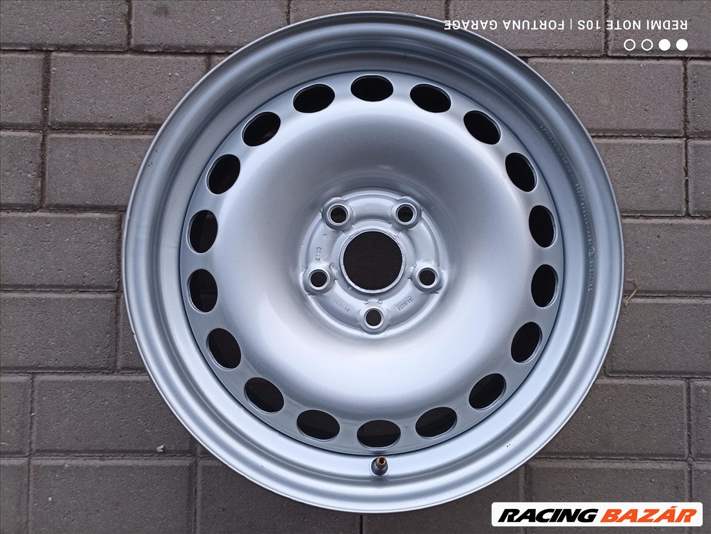 5x112 16" VW / Seat újszerű lemezfelni garnitúra (R568) 6. kép