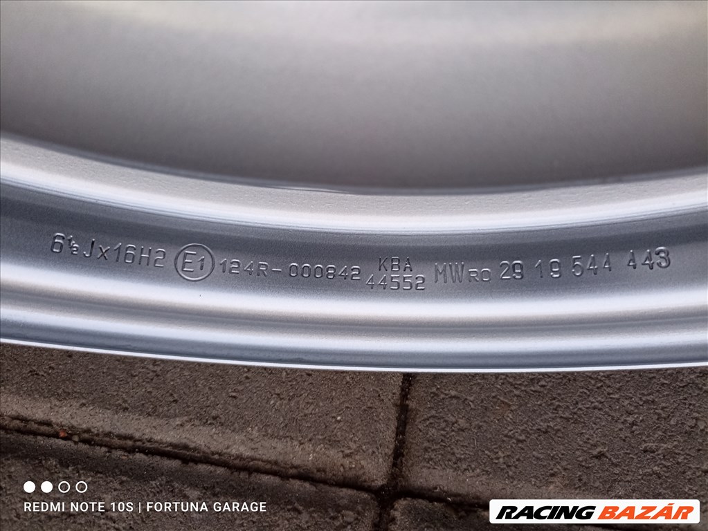 5x112 16" VW / Seat újszerű lemezfelni garnitúra (R568) 8. kép