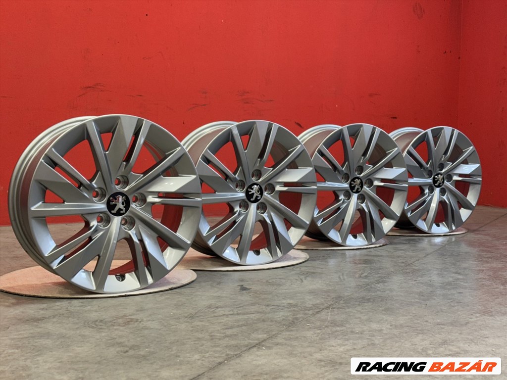 R16 5x108 Original Peugeot 508 7J ET40 új demo gyári alufelnik felnik  1. kép