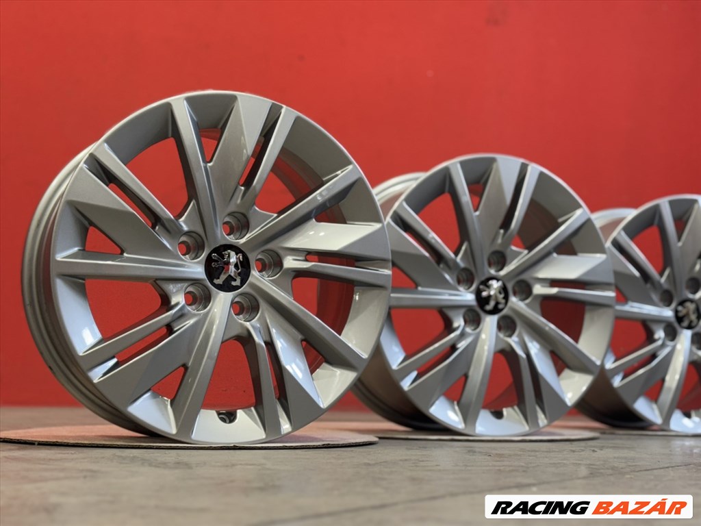 R16 5x108 Original Peugeot 508 7J ET40 új demo gyári alufelnik felnik  2. kép