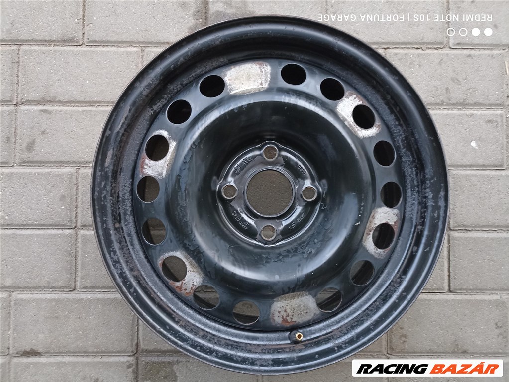 4x100 15" Opel használt lemezfelni garnitúra (R559) 6. kép