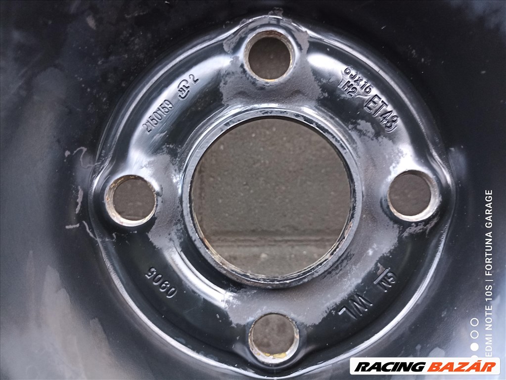 4x100 15" Opel használt lemezfelni garnitúra (R559) 7. kép