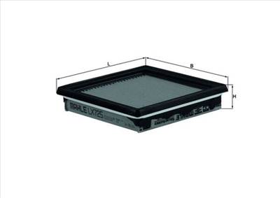 MAHLE LX 725 - légszűrő NISSAN