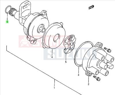 Suzuki Vitara SE416 O gyűrű osztófejnél 33278-85060