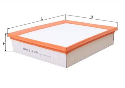 MAHLE LX 4244 - légszűrő AUDI SEAT SKODA VW