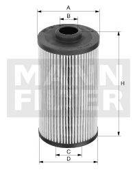 MANN-FILTER HU 12 003 x - olajszűrő MAN