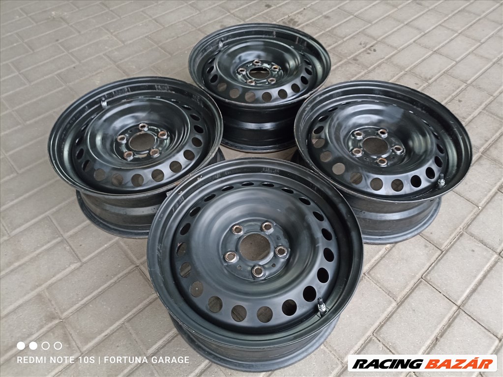 5x114,3 16" Nissan újszerű lemezfelni garnitúra +TPMS (R552) 2. kép
