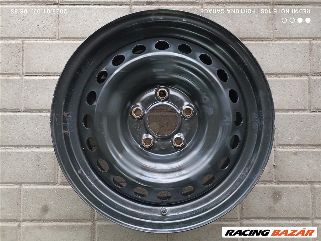 5x114,3 16" Nissan újszerű lemezfelni garnitúra +TPMS (R552) 5. kép