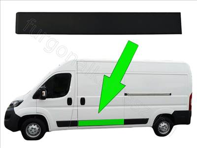 Oldalfal díszléc fekete bal – Jumper, Boxer, Ducato (2017-tól) – AL91148, 735684303 – ALTOLINE utángyártott 735684303