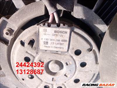 Opel Astra G ventilátor és keret és motor 24424392 13128687