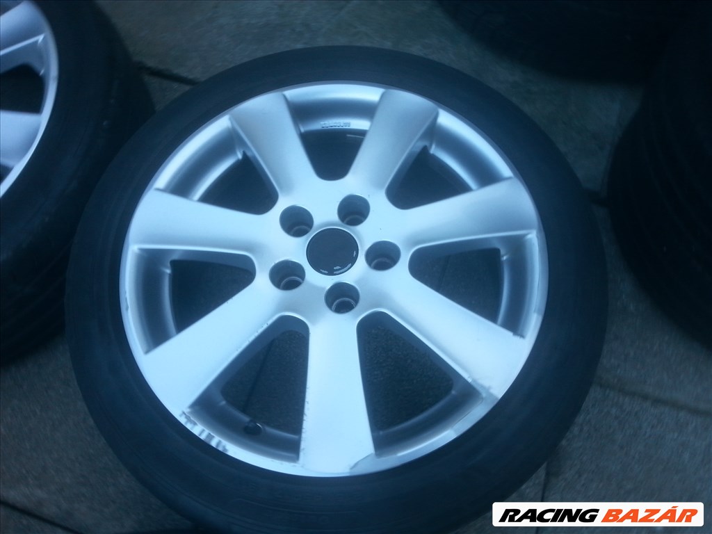  5x112 lyukosztású Borbet alufelni, rajta 215/45R17 91Y Fulda nyári gumi  5. kép