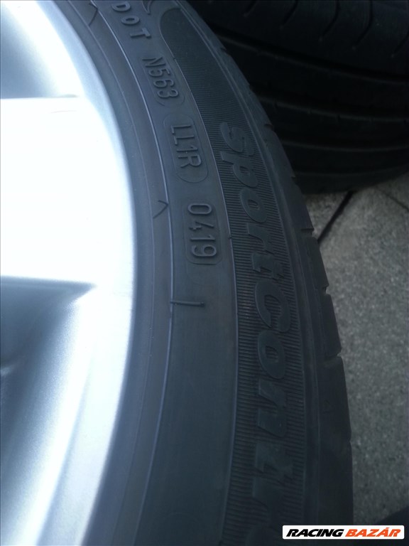 5x112 lyukosztású Borbet alufelni, rajta 215/45R17 91Y Fulda nyári gumi  10. kép