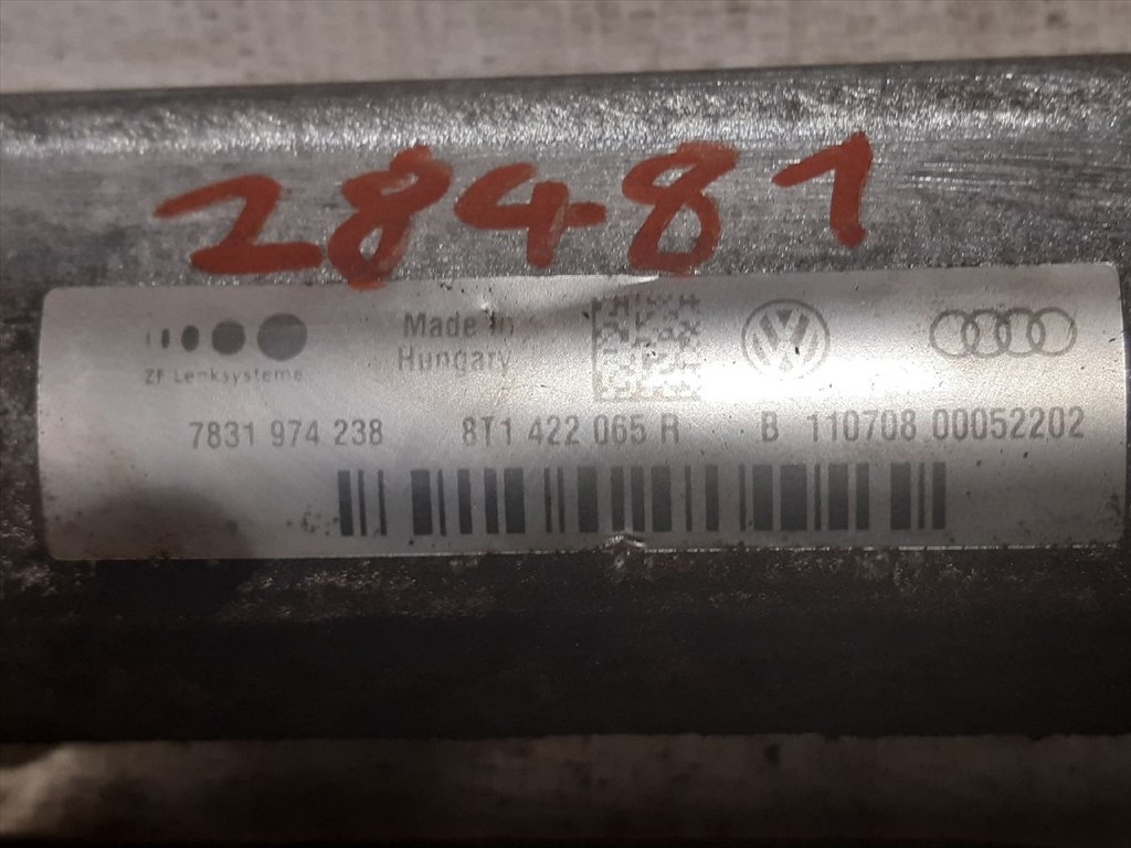 AUDI A4 IV (8K2/ B8) 1.8 TFSI Kormánymű Szervós #28481# 8T1422065R 7. kép