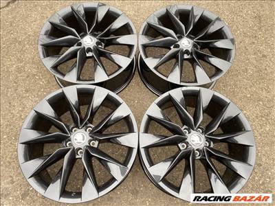 4db gyári 19" Skoda Superb - Kodiaq - Enyaq alufelni. (3646)