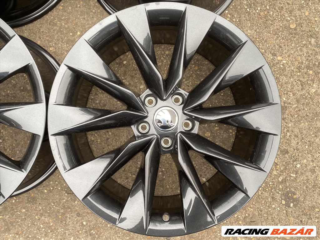 4db gyári 19" Skoda Superb - Kodiaq - Enyaq alufelni. (3646) 2. kép