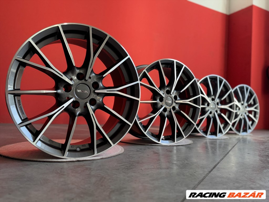 R18 5x112 (66,6) MAK FABRIK 8J ET30 GUN MET-MIRROR FACE új bmw G series alufelnik felnik 8x18 18"  3. kép