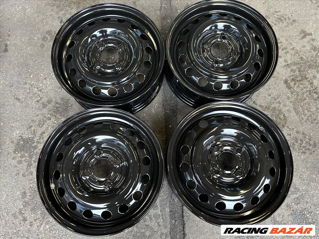 4db gyári 14" Renault acélfelni. (260) 1. kép