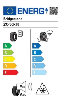 Bridgestone Turanza All Season 6 235/60 R18 103V RFT 3PMSF négyévszakos gumi 2. kép