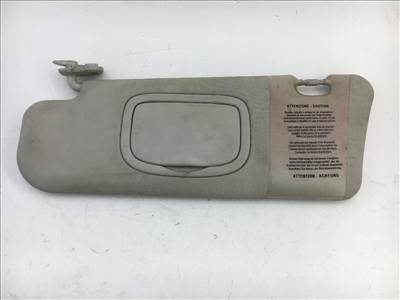 Fiat Stilo bal oldali, tükrös, világos szürke napellenző