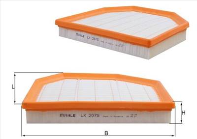 MAHLE LX 2075 - légszűrő BMW