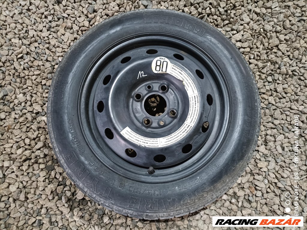 4x98 14" Fiat használt mankókerék (12) 1. kép