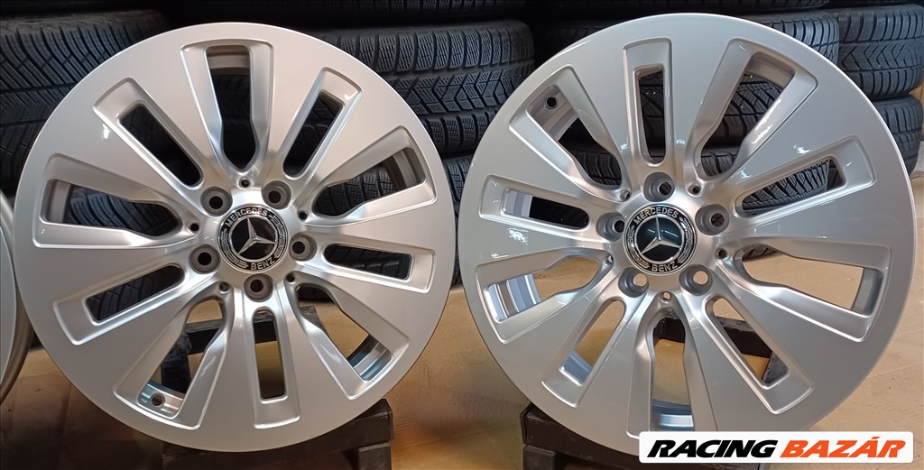  Új! Gyári Mercedes W206 C klasse alufelnik 5x112 6,5x17 ET34,5 4db 4. kép
