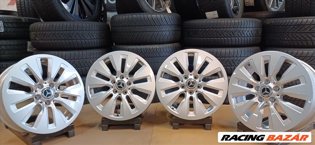  Új! Gyári Mercedes W206 C klasse alufelnik 5x112 6,5x17 ET34,5 4db 5. kép
