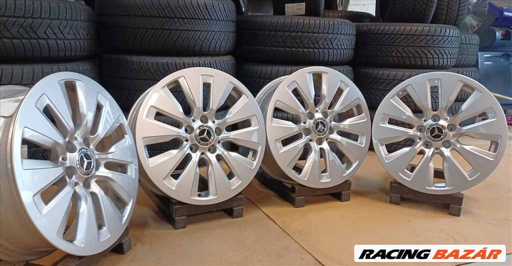  Új! Gyári Mercedes W206 C klasse alufelnik 5x112 6,5x17 ET34,5 4db 6. kép