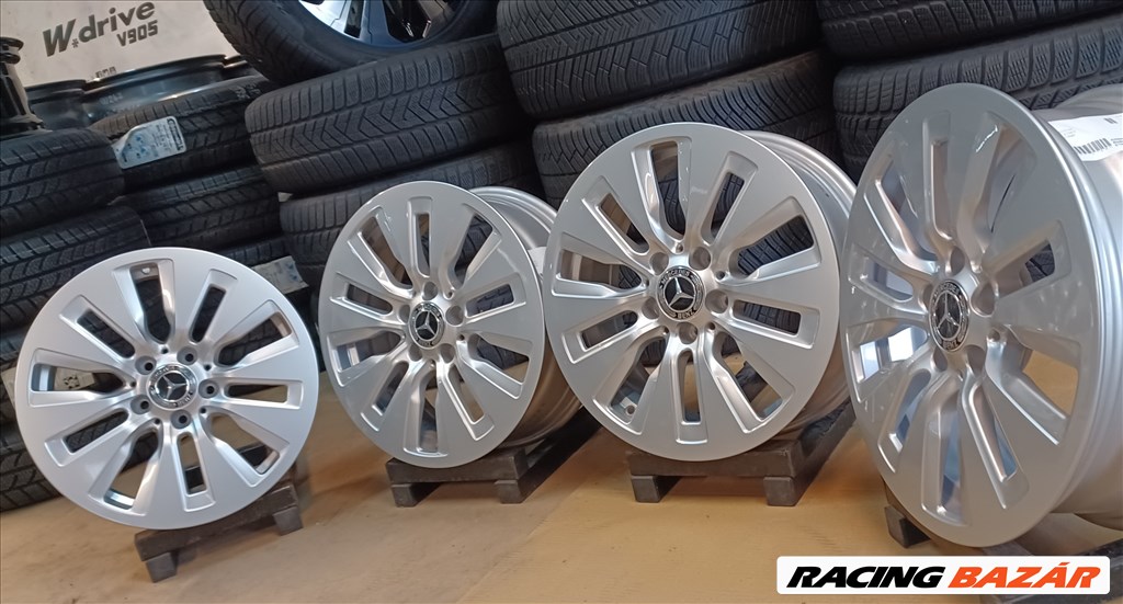  Új! Gyári Mercedes W206 C klasse alufelnik 5x112 6,5x17 ET34,5 4db 7. kép