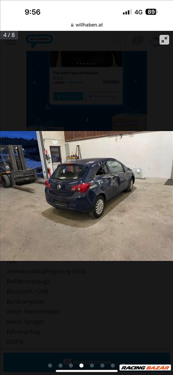 Opel Corsa E bontott alkatrészei 3. kép