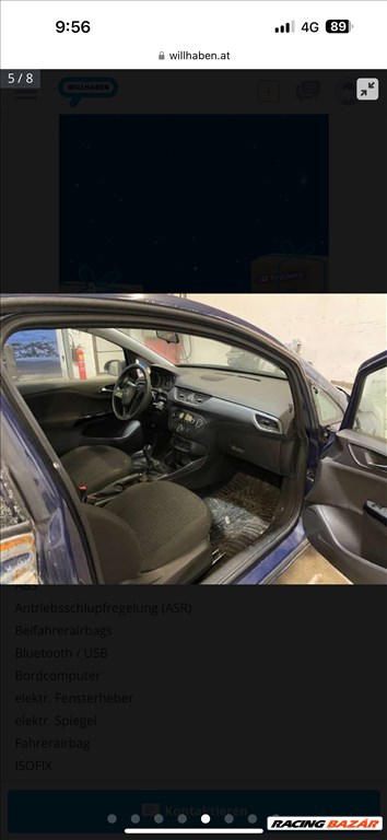 Opel Corsa E bontott alkatrészei 6. kép