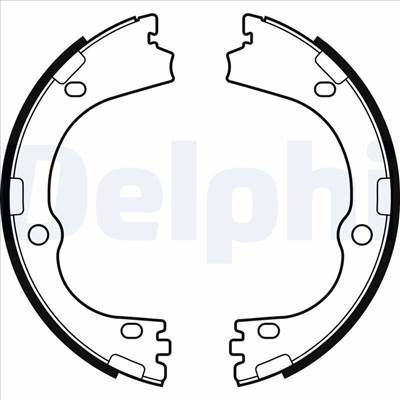 DELPHI LS2166 - kézifék fékpofakészlet HYUNDAI KIA