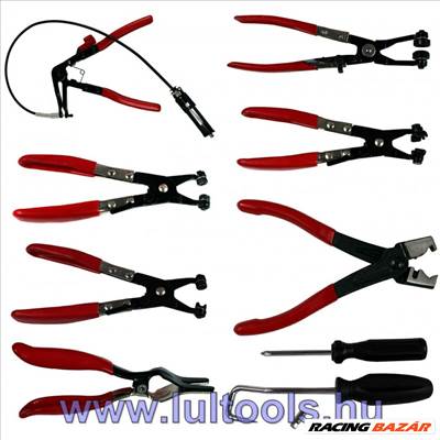 Vízcsőbilincsfogó készlet 9 részes