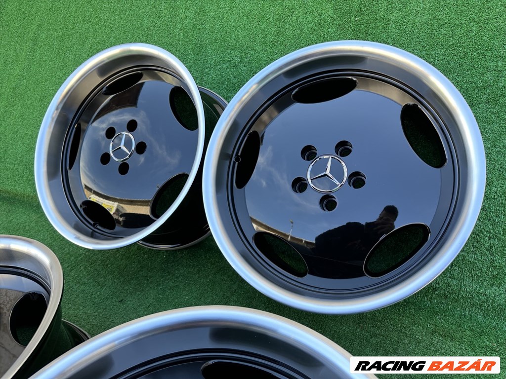 R18 5x112 (66,6) Carbonado Retro  style For Mercedes 8.5J ET35 Black NEW 2. kép