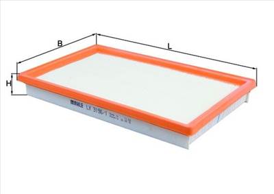 MAHLE LX 3196/1 - légszűrő SUZUKI